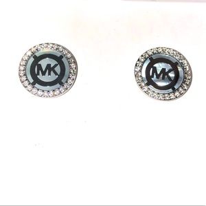 Stunning Michael Kors silver earrings NIB